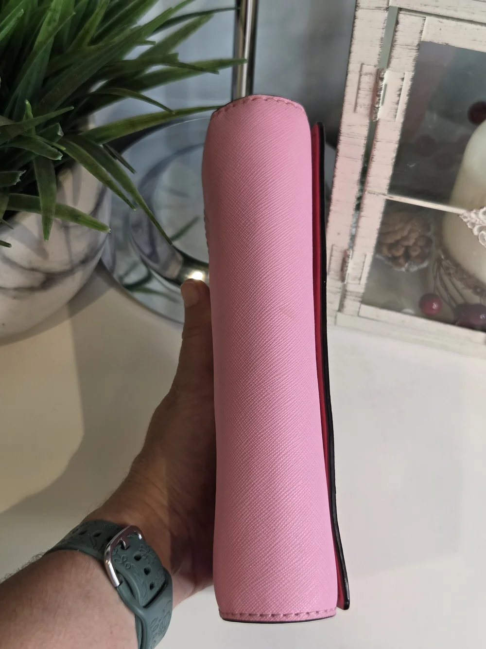 Kate Spade Pink Bi-Color Clutch